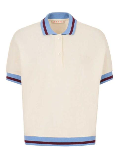Marni Marni Women Polo Shirt With Striped Detail