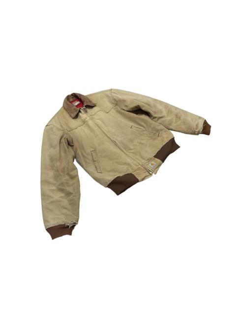 Vintage Carhartt Chore Jacket Distressed Work Wear Fashion