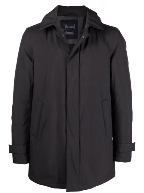 Herno padded zip-front hooded coat