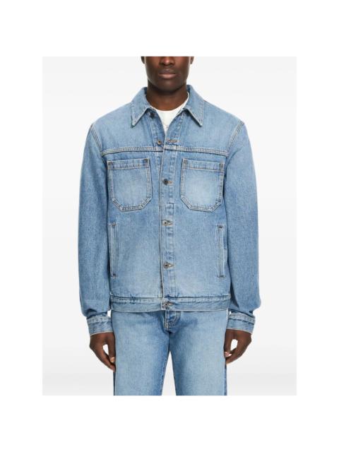 Off-White Off-White Blue Jackets - Denim Jackets Men