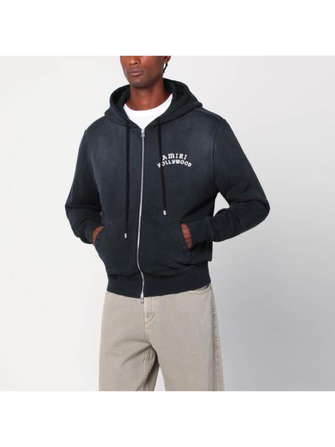 AMIRI AMIRI Faded black zip sweatshirt with logo