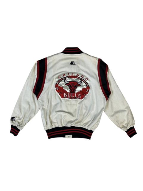 Vintage Chicago Bulls Embroidery Backhit Varsity Jacket