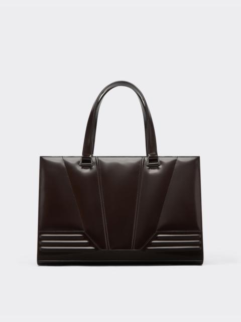 Ferrari Ferrari GT brushed leather tote bag