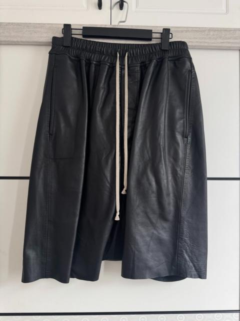 Rick Owens Rick Owens 24SS Lido Leather Shorts