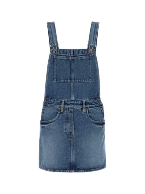 Prada Prada Women Denim Dungarees Dress