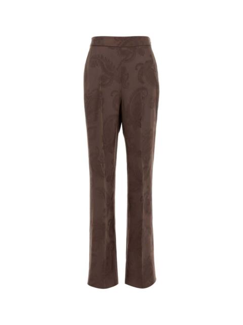 Etro Etro Women Embroidered Jacquard Pant