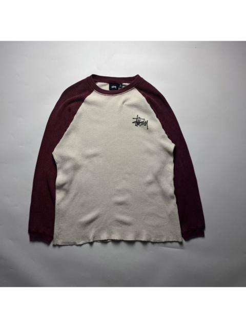 Stüssy Stussy Raglan Thermal 2 Tone Shirt