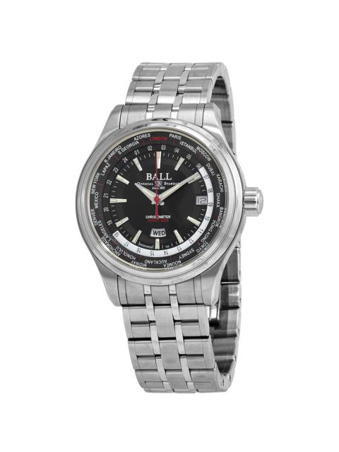 Other Designers Ball Trainmaster World Time GMT Automatic Chronometer Black Dial Men's Watch GM2020D-S1CJ-BK