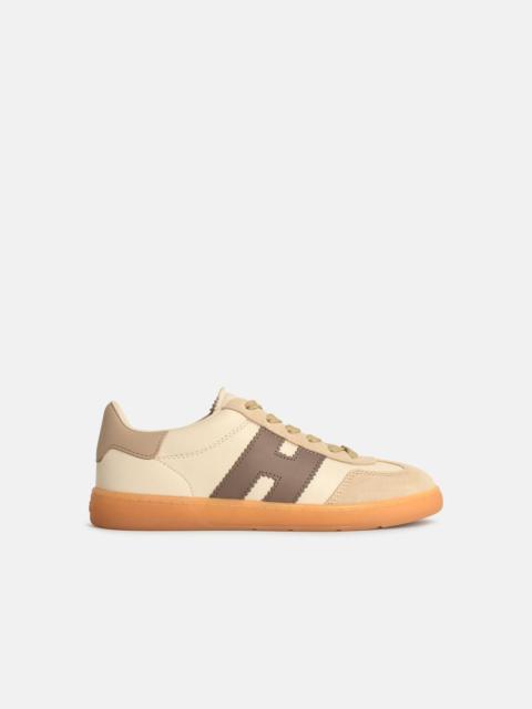 HOGAN 'COOL' WHITE LEATHER SNEAKERS
