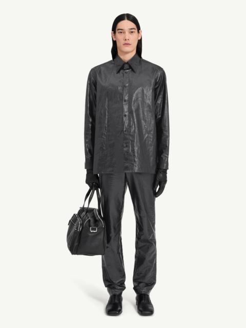 MM6 Maison Margiela Shiny coated linen shirt
