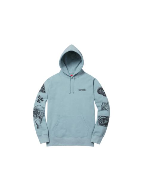 Supreme Supreme MC Escher Hoodie Dusty Slate