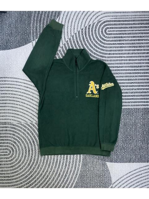 Other Designers Vintage A’S Oakland Athletics MLB Halfzip Sweatshirt