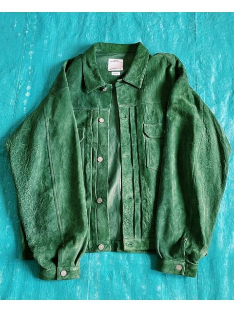 visvim Visvim 22ss 101xx jkt it italian natural green french sheepskin jacket