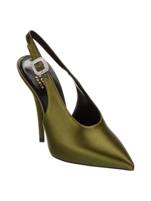 SAINT LAURENT Saint Laurent Yasmeen 115 Satin Slingback Pump