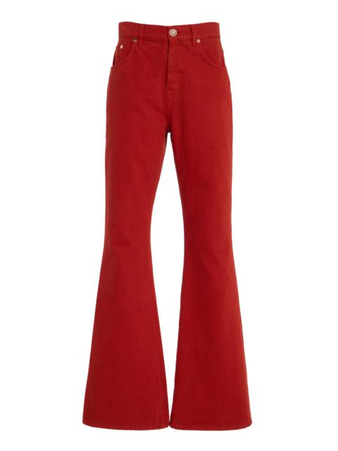 GABRIELA HEARST Willa Long Bootcut Jeans orange