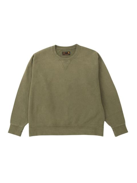 visvim JUMBO SB SWEAT L/S CRASH OLIVE