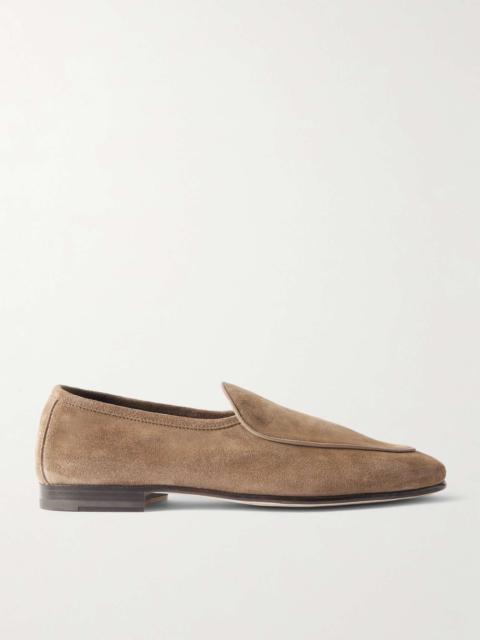 Oliver 006 Leather-Trimmed Suede Loafers