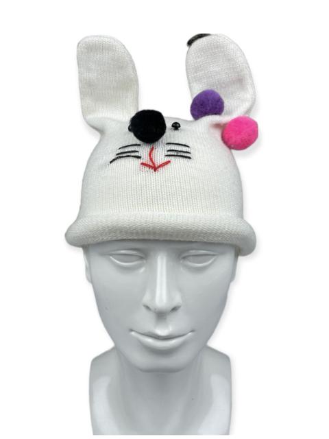 Other Designers Japanese Brand - BEANIE HAT WITH BUNNY EAR- HS4