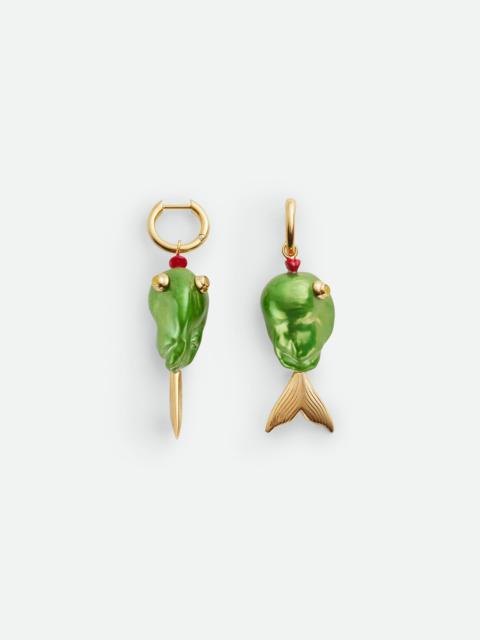 Bottega Veneta Fish Earrings