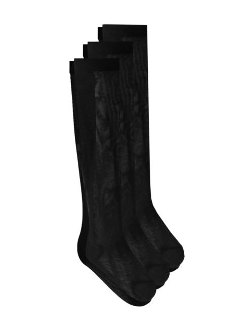Dolce & Gabbana Dolce & Gabbana Women Tripack Calze Con Logo Dg