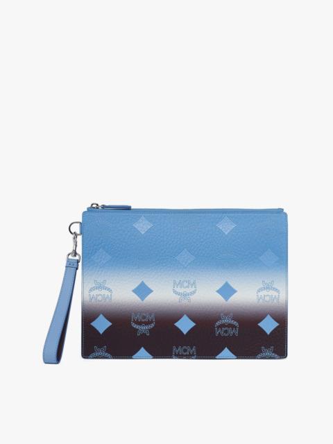 MCM Aren Wristlet Pouch in Gradation Visetos