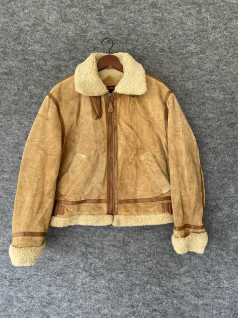 Other Designers Us Air Force - VINTAGE TYPE B3 SHEARLING SUEDE JACKET