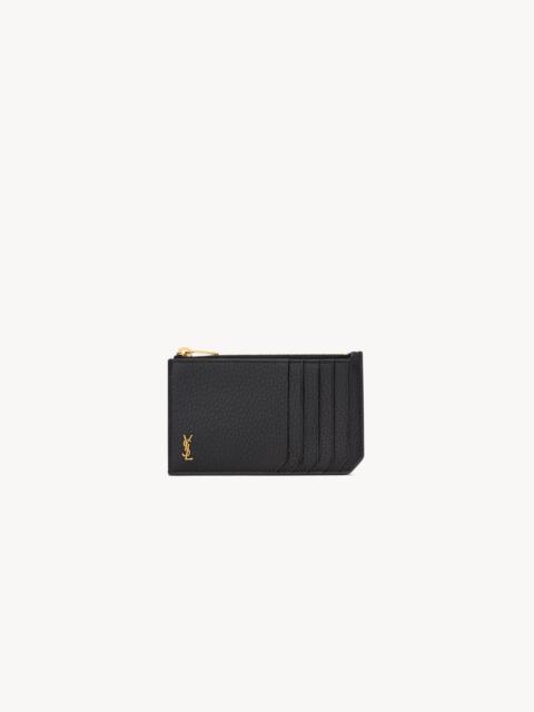 SAINT LAURENT Saint Laurent Leather Cards Holder
