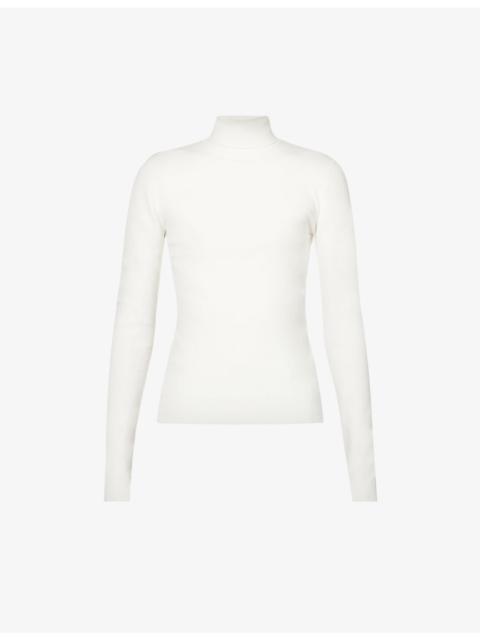 JOSEPH Stretch-silk turtleneck