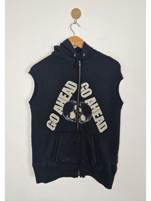 Hysteric Glamour Hysteric Glamour Go Ahead Skull Hoodie zipper sleeveless