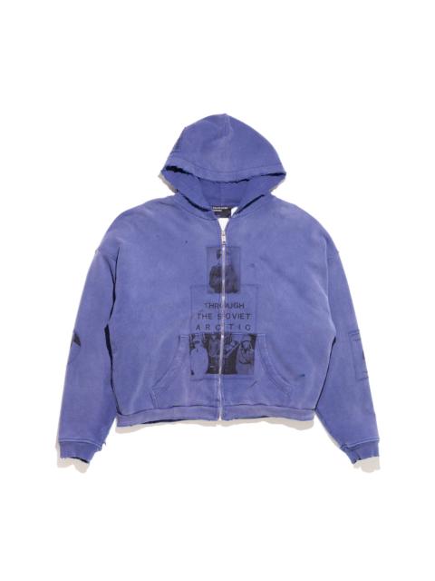 Enfants Riches Déprimés SOVIET ARCTIC ASSEMBLAGE ZIP HOODIE (SPRUCE BLUE)
