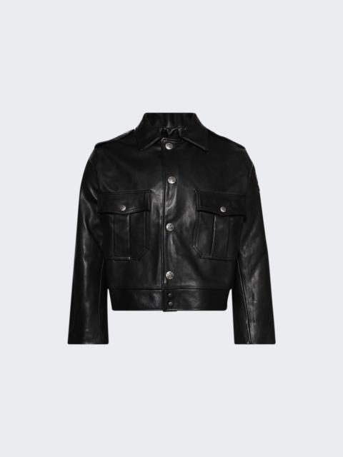 EARTHLING VIP Crew Leather Jacket Black