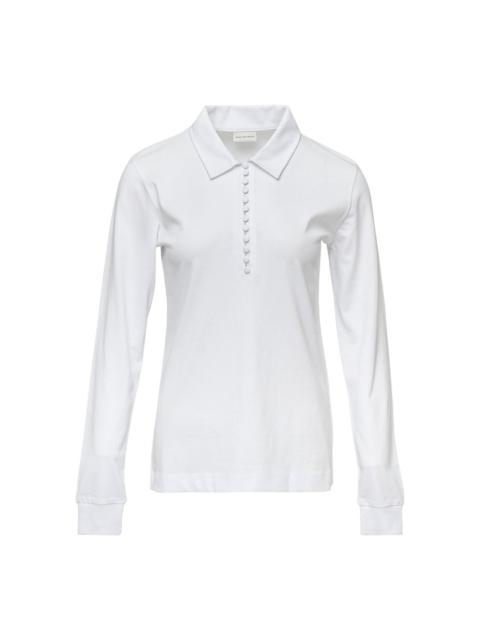 Dries Van Noten Fitted Long Sleeve Polo