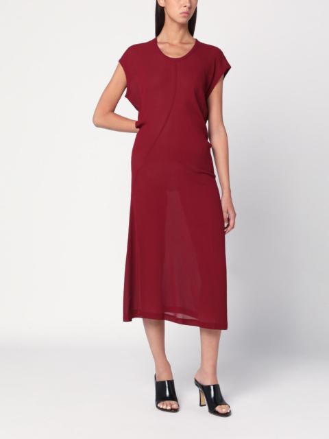 6397 S-Curve dress in bordeaux chiffon