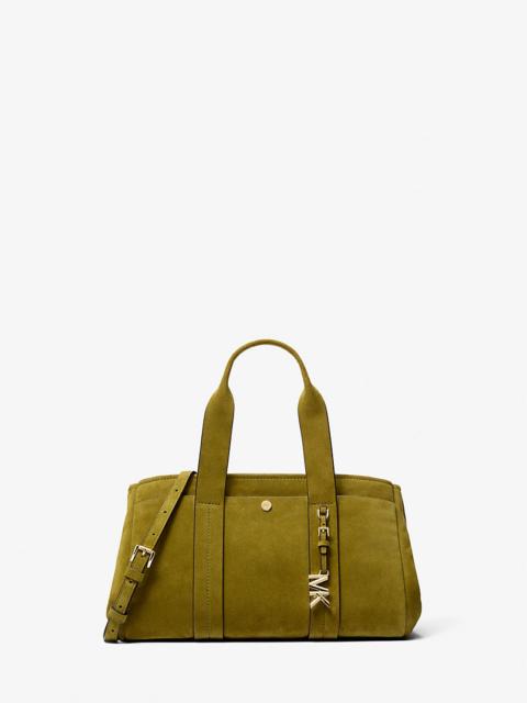 MICHAEL KORS Romee Small Suede Satchel