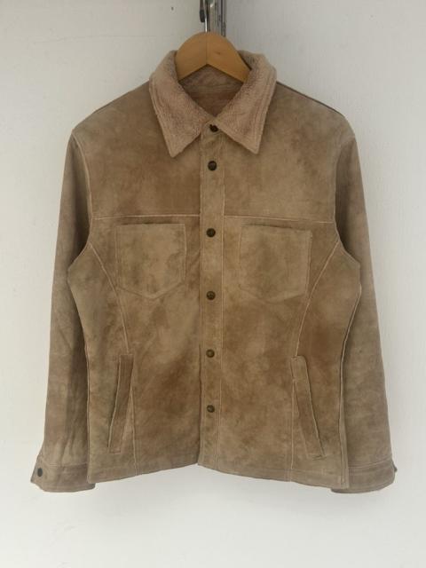 Other Designers Tete Homme Japan Vintage Suede Brown Shirt