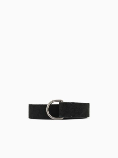 GIORGIO ARMANI Suede and leather belt