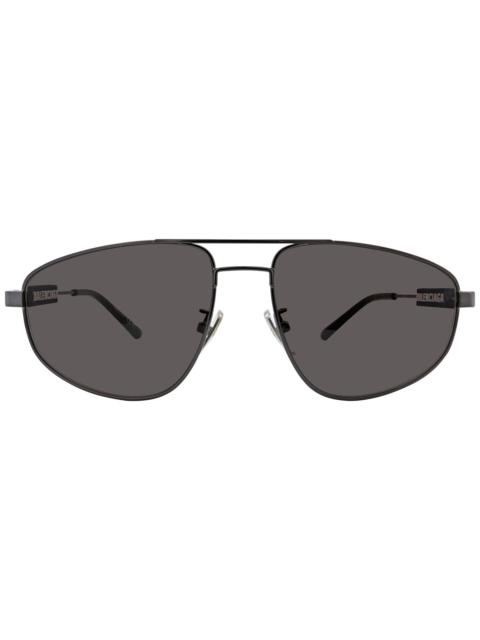 BALENCIAGA Balenciaga Grey Pilot Men's Sunglasses BB0115S 001 59