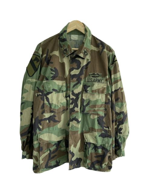 Other Designers Vintage US Army Woodland Camo Military Shirt Jacket