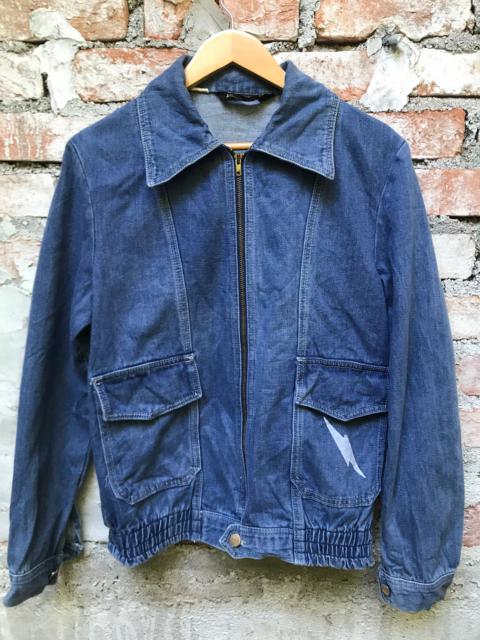 Other Designers Vintage Wrangler Silver Strike Talon Zipper Denim Jacket