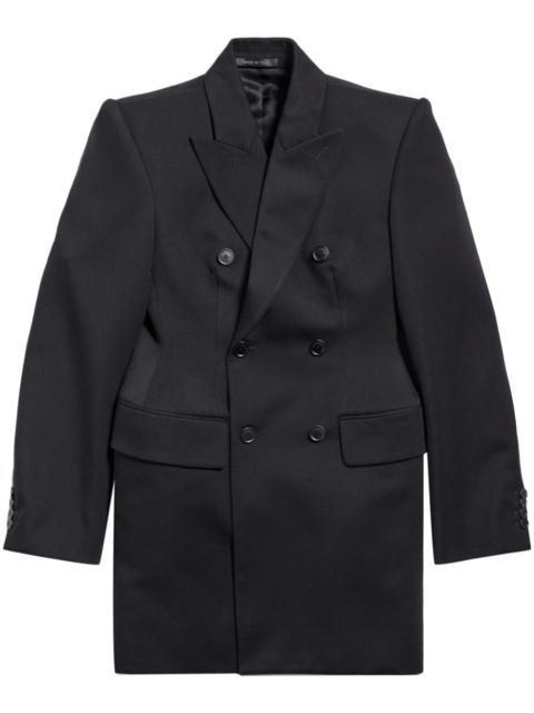Balenciaga Hourglass Wool Blazer