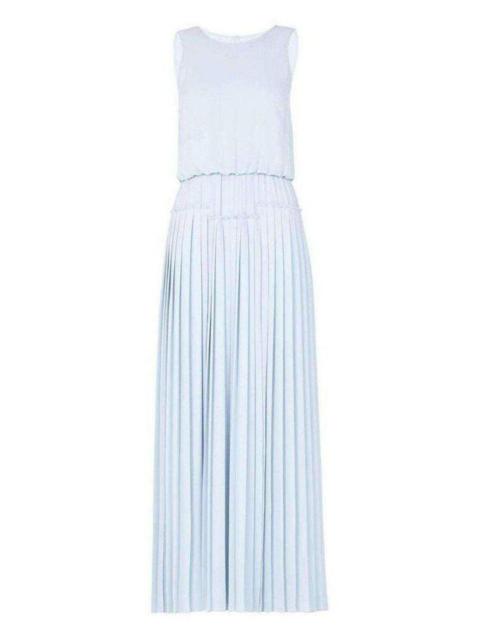 Other Designers Jenine High Split Pleated Skirt Maxi Dress