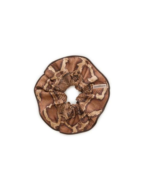 Zimmermann PRINTED SILK SCRUNCHIE