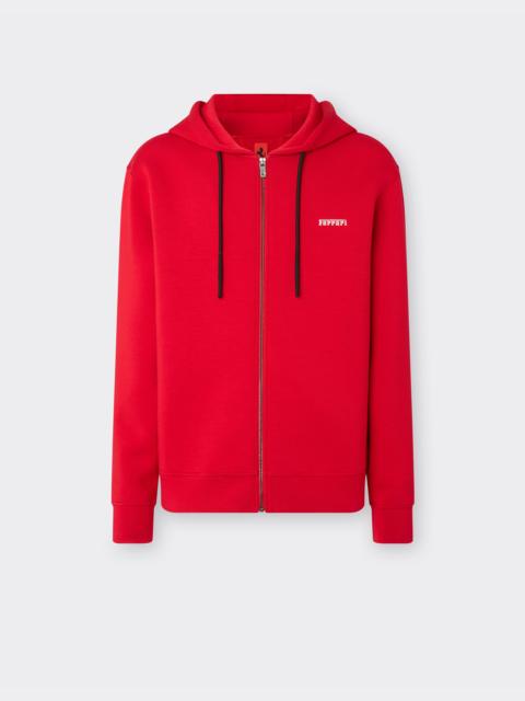 Ferrari Hooded sweatshirt in scuba