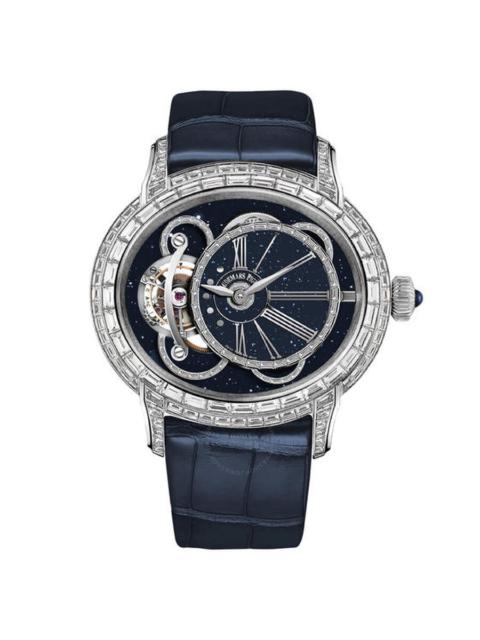 Audemars Piguet Audemars Piguet Millenary Tourbillon Blue Aventurine Dial Men's Hand Wind Diamond Watch 26381BC.ZZ.D