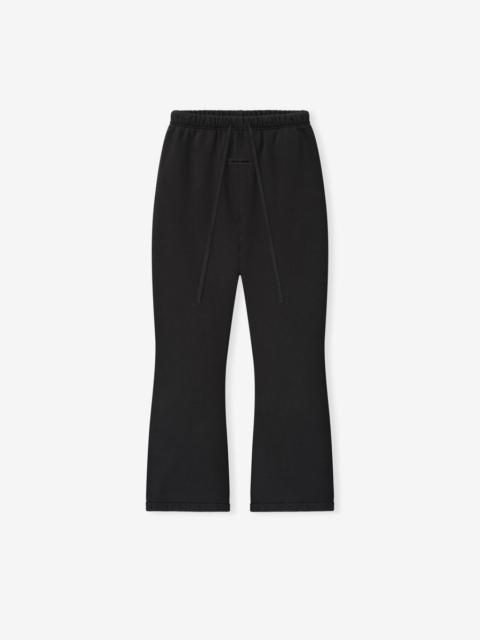 ESSENTIALS Womens Heavy Fleece Flare Sweatpant