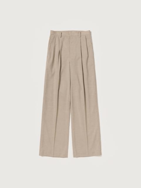 AURALEE SUMMER TWIST CASHMERE PORA TWO-TUCK SLACKS