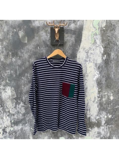 Comme Des Garçons Comme Des Garcons Stripe Pocket Longsleeve Shirt