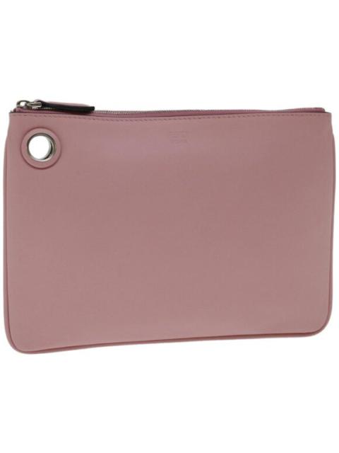 FENDI Pouch Leather Pink