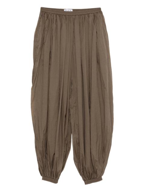 Alaïa pleat-detail balloon trousers
