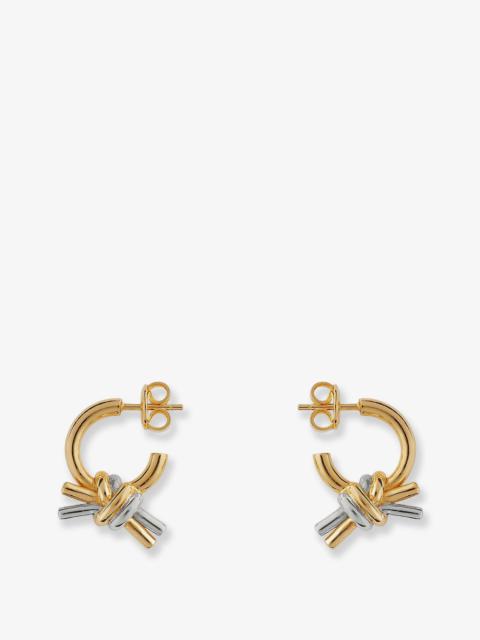 Bottega Veneta Bottega Veneta Knot Silver Earrings